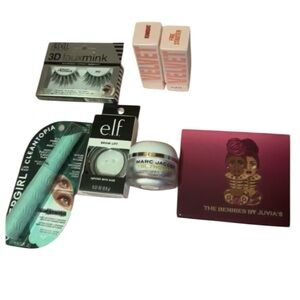 Juvia’s place,Marc Jacobs,Ardell, e.l.f. & More Beauty Lot bundle